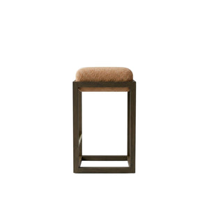 Lucia Bar Stool – Maja Fawn/Coal Oak by Satara – view 3