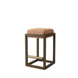 Lucia Bar Stool – Maja Fawn/Coal Oak by Satara