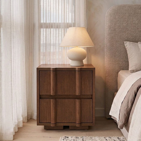 Georgia Bedside Table – Cacao by Satara – view 2
