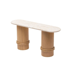 Marbella Marble Console Table, Satara, , ,