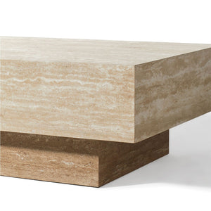 Checkmate Travertine Coffee Table, Satara, , ,