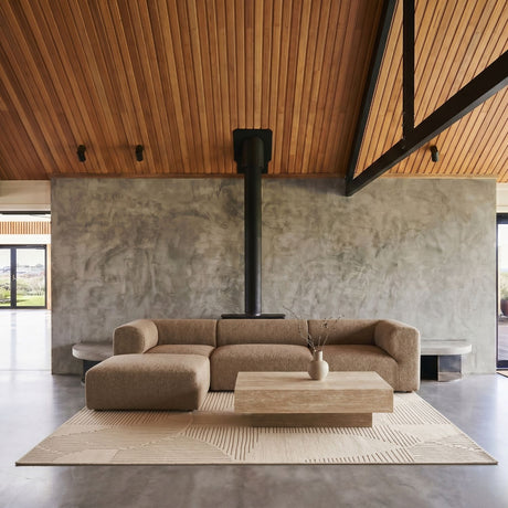 Checkmate Travertine Coffee Table, Satara, , ,