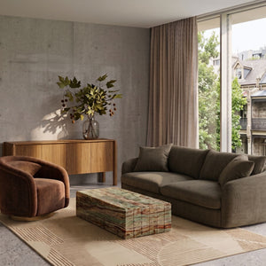 Mesa Coffee Table – Matte Terrain Marble, Satara, , ,