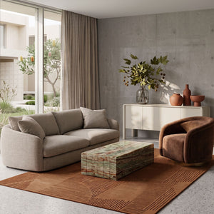 Mesa Coffee Table – Matte Terrain Marble, Satara, , ,