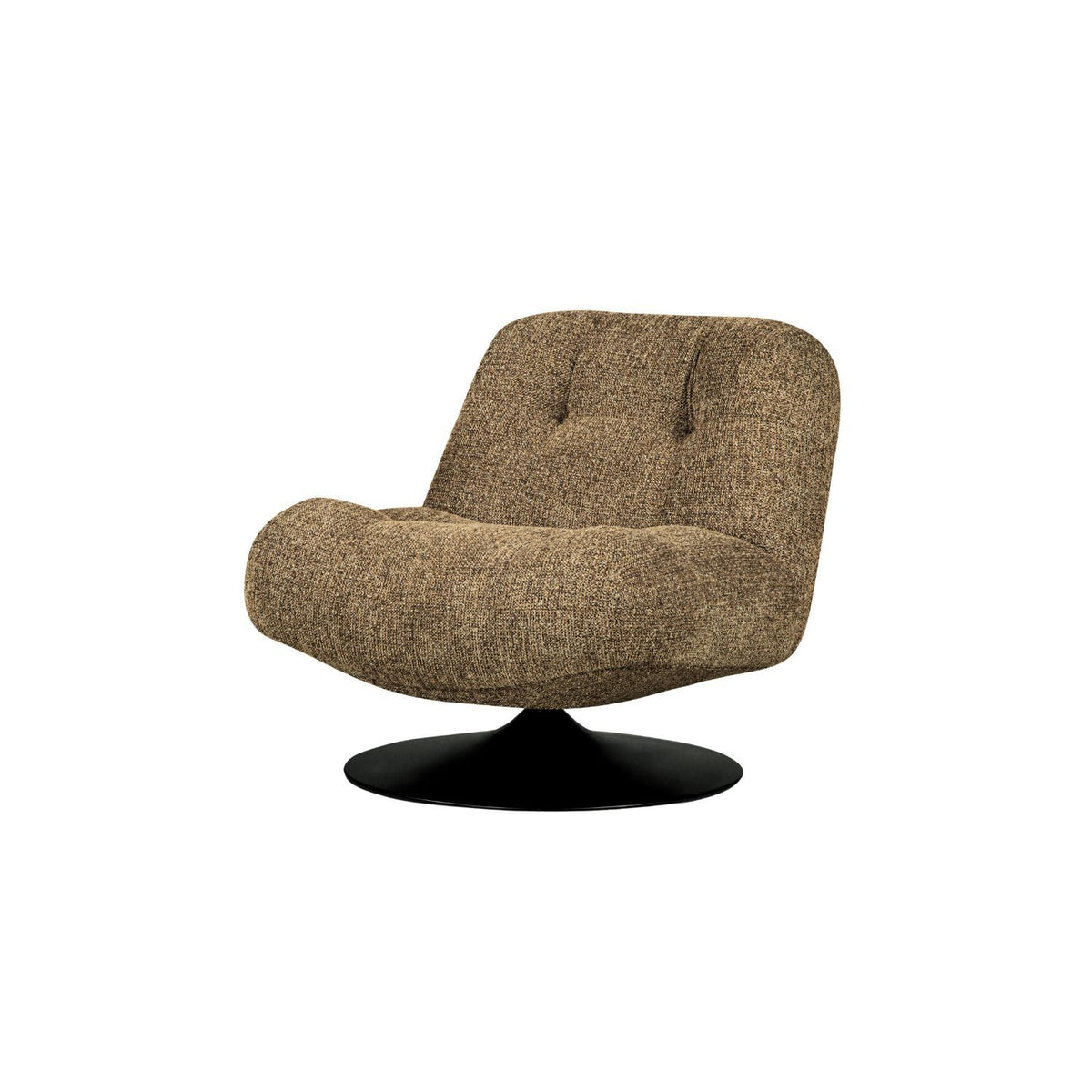 Arnie Swivel Chair – Milan Berber Brown by Satara