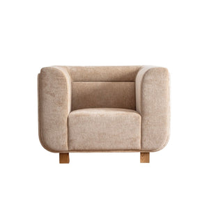 Keaton Lounge Chair – Almond & Oxford Tan, Satara, , ,