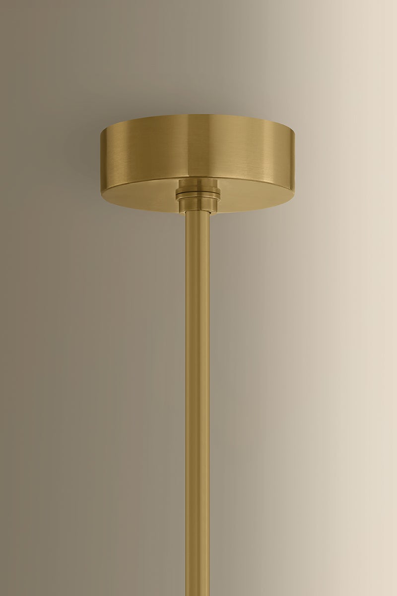 Hydra Linear Chandelier in Vintage Brass – view 5