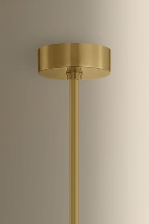 Hydra Linear Chandelier in Vintage Brass – view 5
