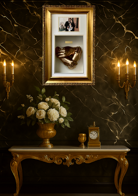 Bespoke Memory Artwork & Legacy Mastercast Collection | Personalised Cast Sculptures, Family Keepsakes curated into Luxury Wall Art, Cocolea, , ,