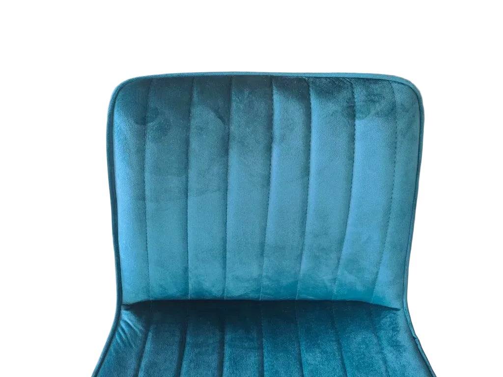 Excess Warehouse stock! Electra Teal Velvet Dining Chairs SALE!!! LAST 8 available