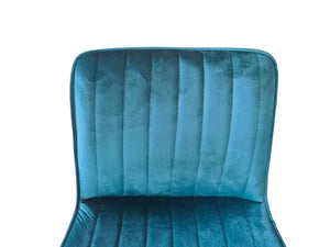 Excess Warehouse stock! Electra Teal Velvet Dining Chairs SALE!!! LAST 8 available