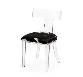 Cambridge Lucite Acrylic T-type Backrest Dining Chair - CUSTOMISE, Cocolea, , ,