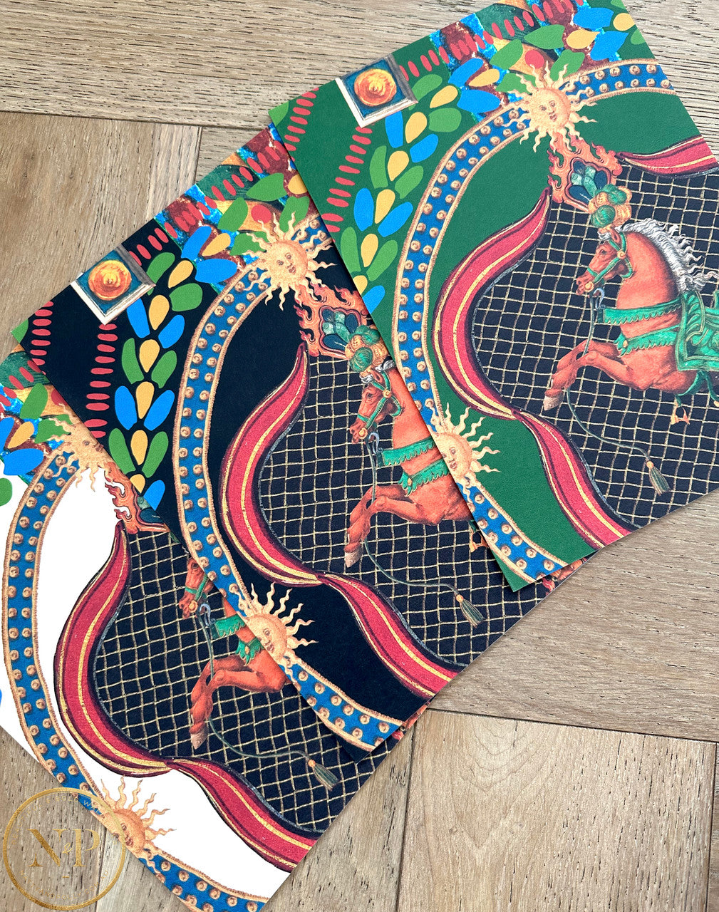 Venetian Ornament wallpaper by Natty & Polly, Mind The Gap Orient Express collection