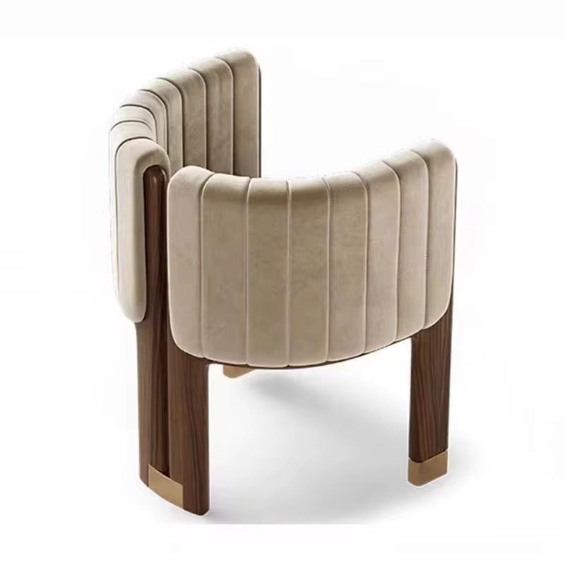 Katarina Dining Chair — Velvet Upholstered Solid Wood, Cocolea, , ,