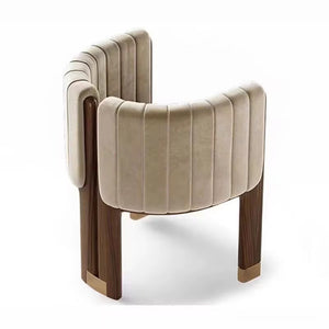 Katarina Dining Chair — Velvet Upholstered Solid Wood, Cocolea, , ,