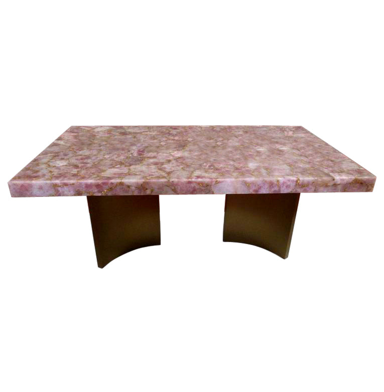Gladis Semi Precious Stone Dining Table - Customisable, Cocolea, , ,