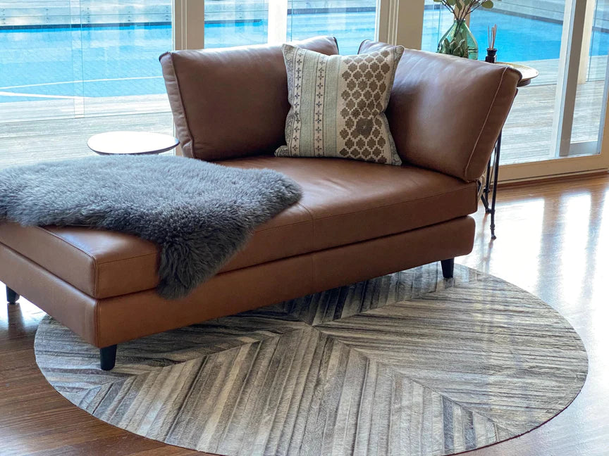LA QUINTA RUG - NATURAL GREY CIRCULO, Cocolea, , ,