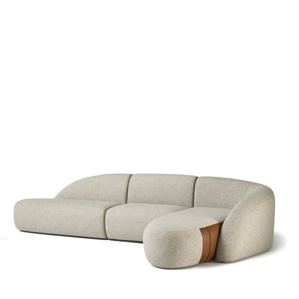 Beluga Belt Curved Modular Sofa