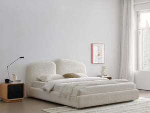 Aspen Cream Boucle Bed, Cocolea, , ,