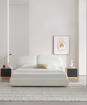 Aspen Cream Boucle Bed, Cocolea, , ,