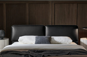 Tribeca Black Leather Bed, Cocolea, , ,