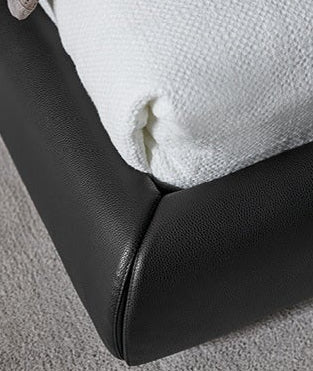 Tribeca Black Leather Bed, Cocolea, , ,