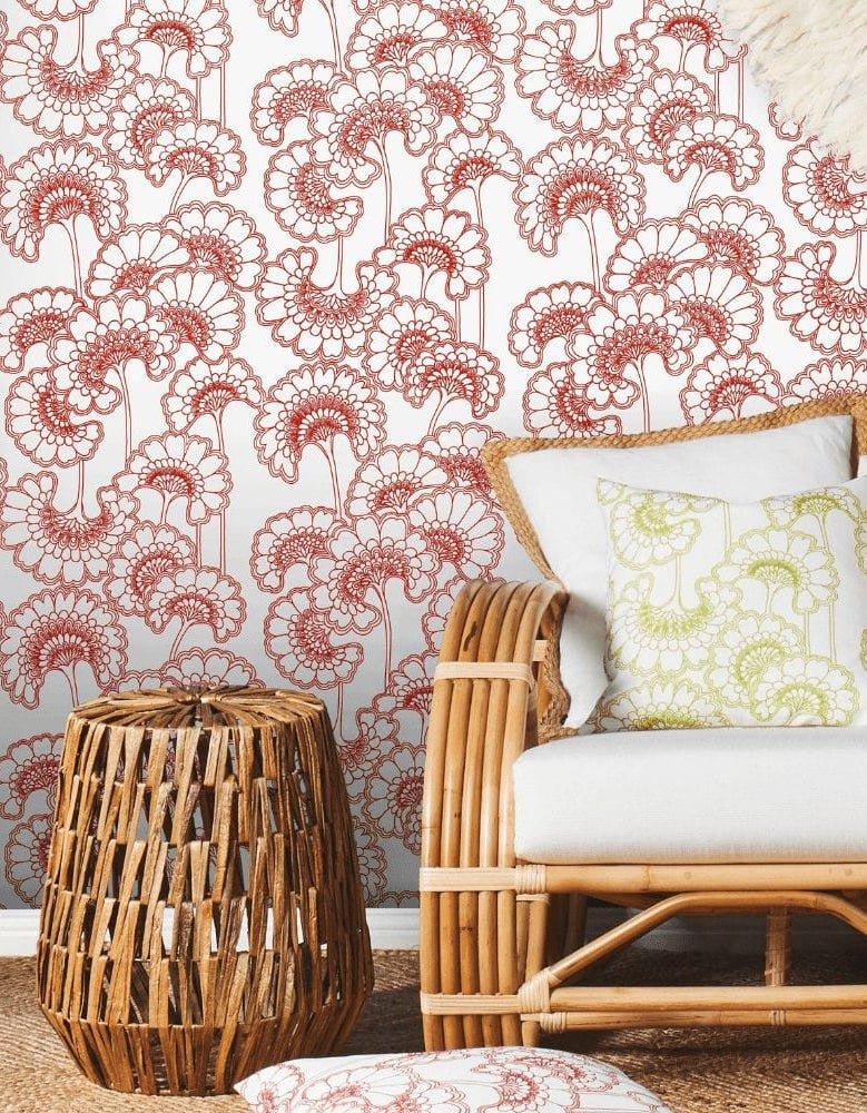 Japanese Floral Wallpaper, Cocolea Natty & Polly, , ,