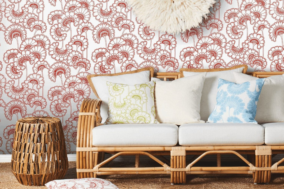 Japanese Floral Wallpaper, Cocolea Natty & Polly, , ,