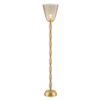 Bleecker Floor Lamp by Hudson Valley Lighting in Aged Brass