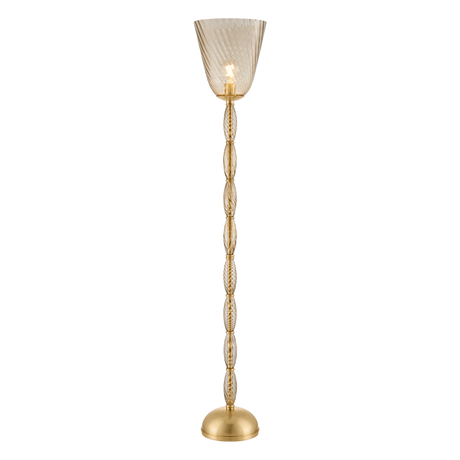 Bleecker Floor Lamp by Hudson Valley Lighting in Aged Brass