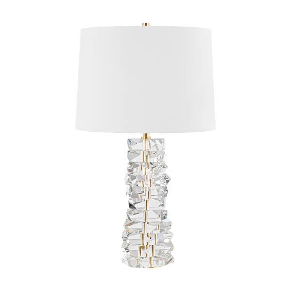 Bellarie Table Lamp in Aged Brass, Hudson Valley Lighting, , ,