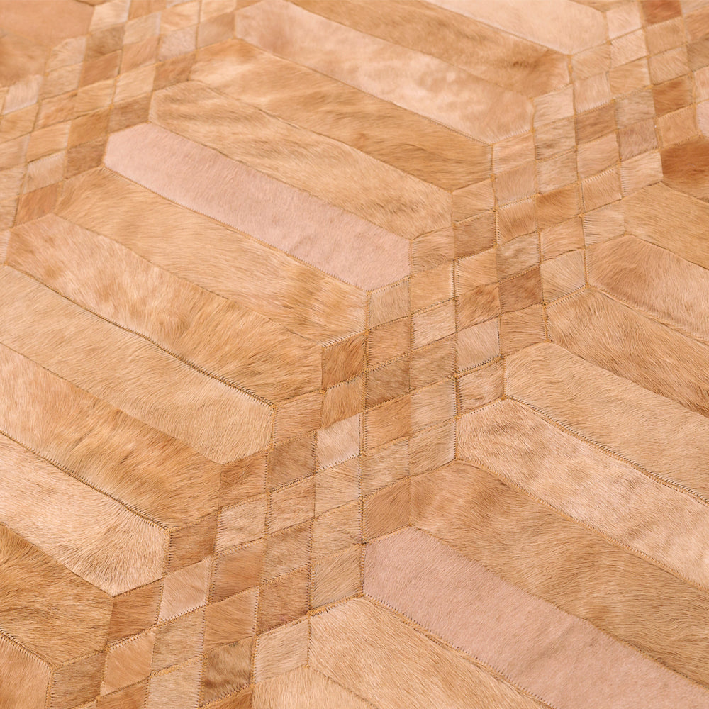 Largo Cognac Art Hide Rug, Cocolea, , ,