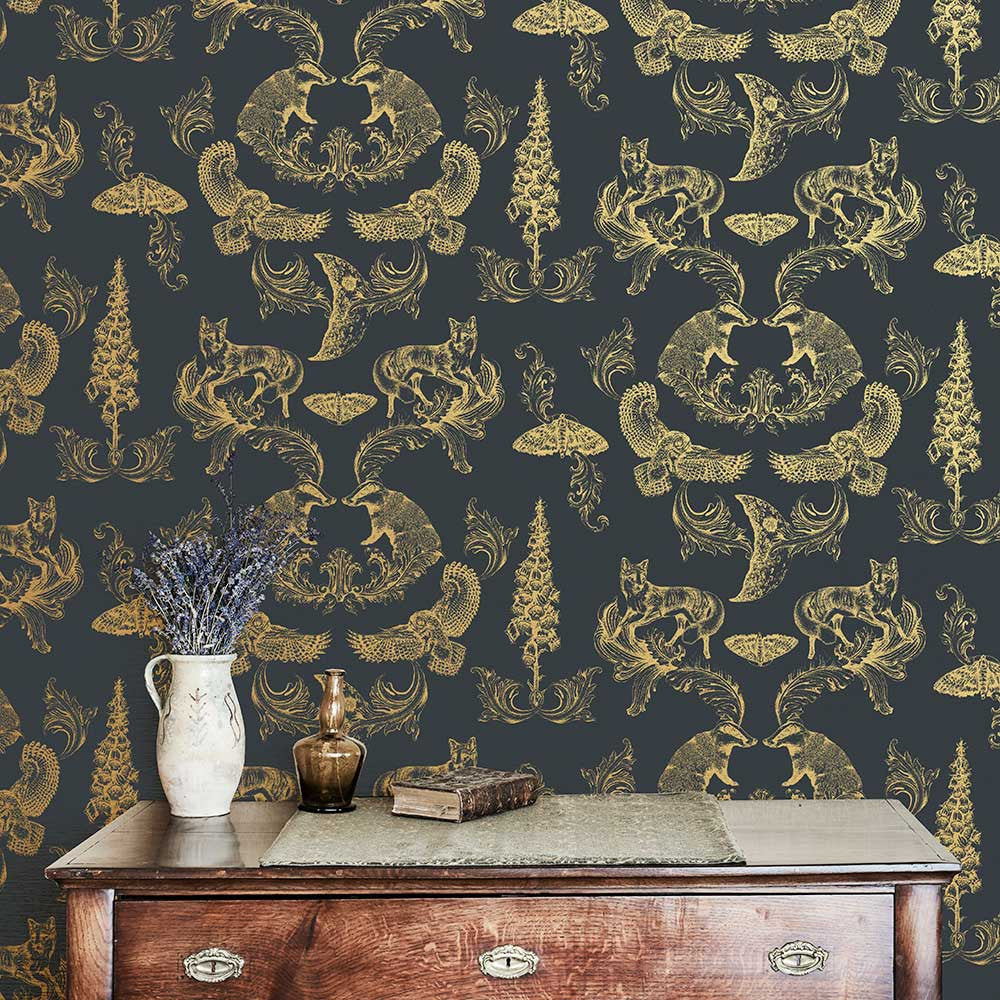 Dipped in Moonlight Wallpaper, Cocolea Natty & Polly, , ,