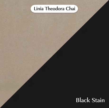 Trend Module Lounge - with Theodora, Cocolea, Chai, Powder Coat -Black Satin,