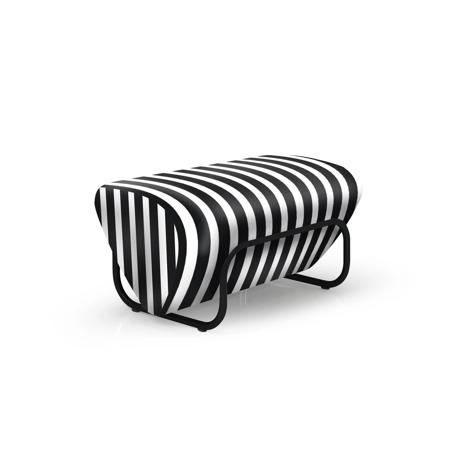 Outdoor Trend Foot Stool Mallacoota, Cocolea, Powder Coat - Night Sky - Matt, Ash,