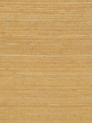 Caramel Gold Textured Abaca Wallpaper by Olive et Oriel
