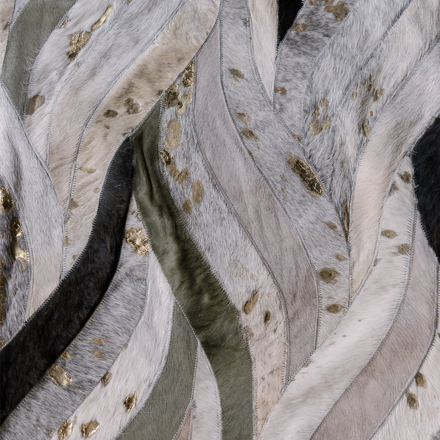Onda Rectangle Rug - Olive Cocolea