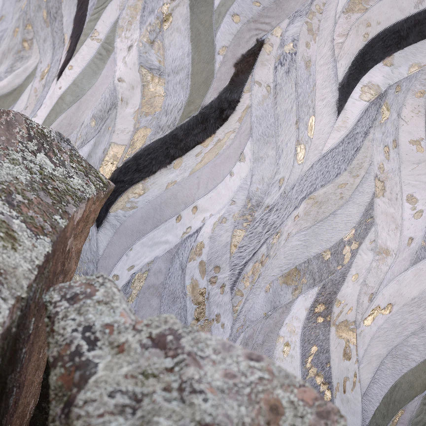Onda Rectangle Rug - Olive Cocolea