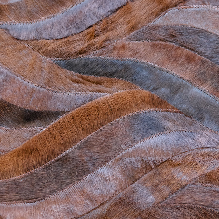 Onda Rectangle Rug - Russet, Cocolea, , ,