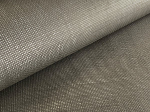 Charcoal & Silver Paperweave Wallpaper by Olive et Oriel