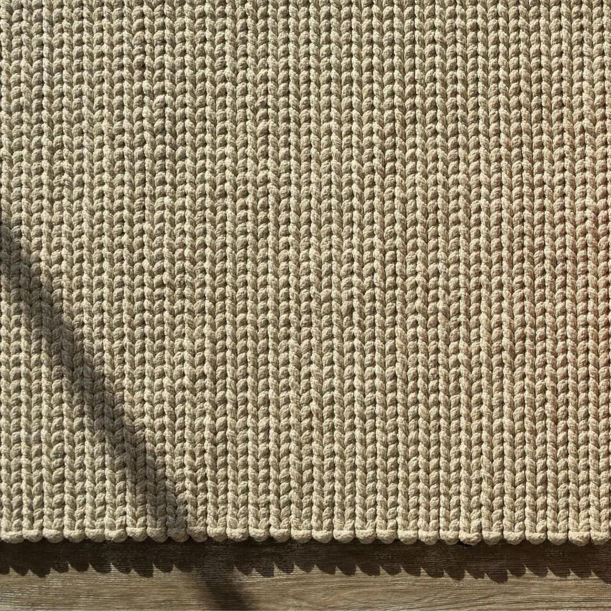 Marley Outdoor Rug – Ecru by Satara – view 3