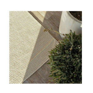 Marley Outdoor Rug – Ecru by Satara – view 5