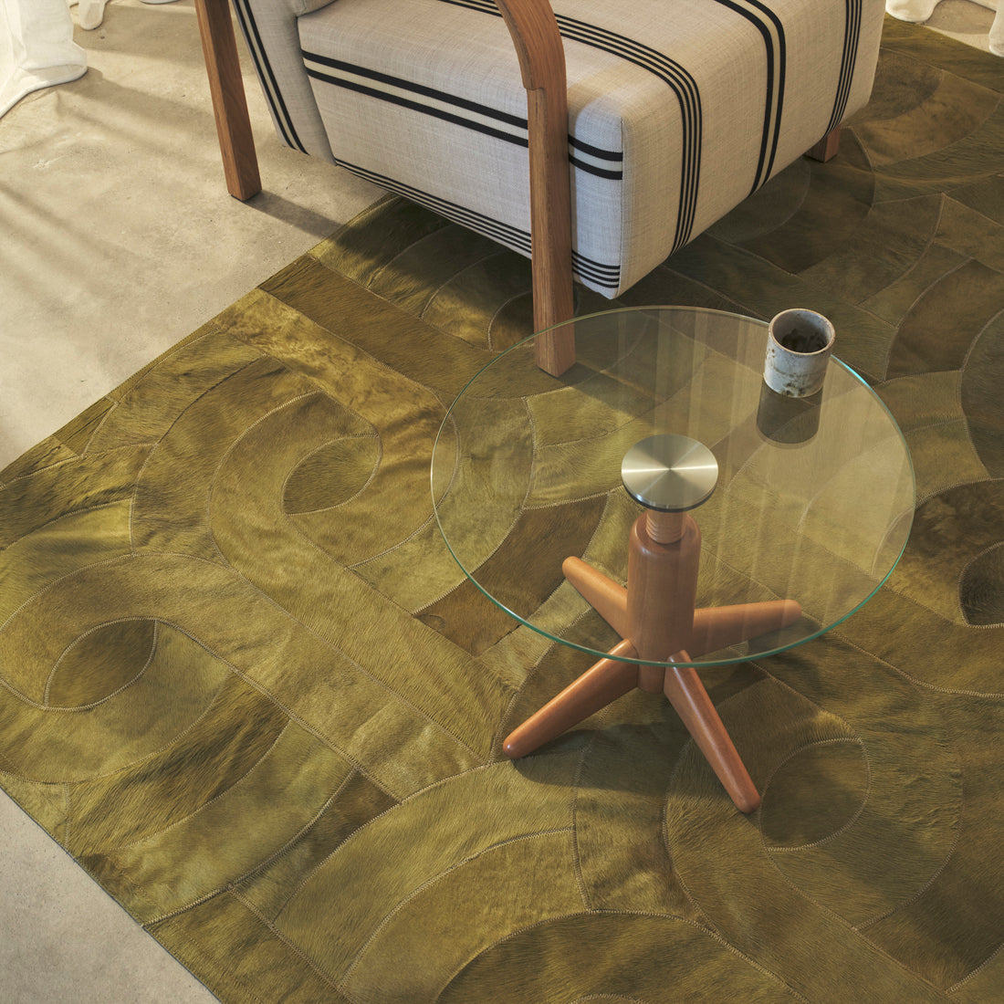 Paradiso Rug - Chartreuse | Greg Natale x Art Hide, Arthide, , ,