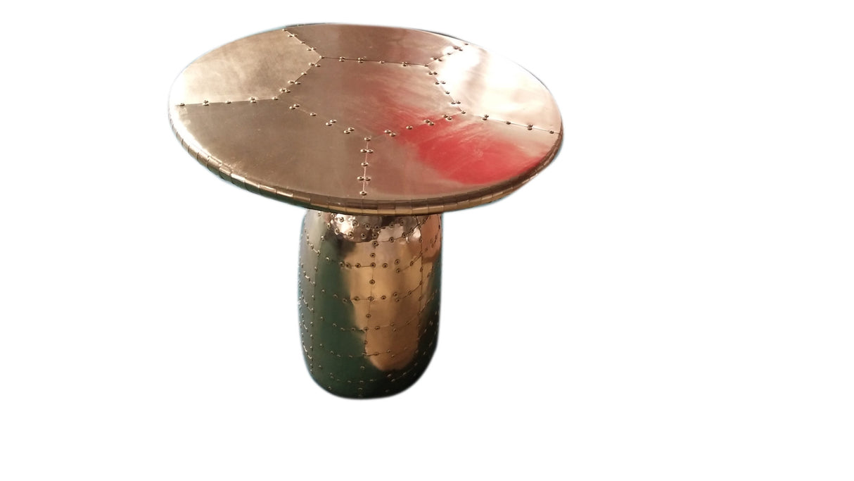 Raiders Riveted Brass Spitfire Aviator Coffee Table, Cocolea, , ,
