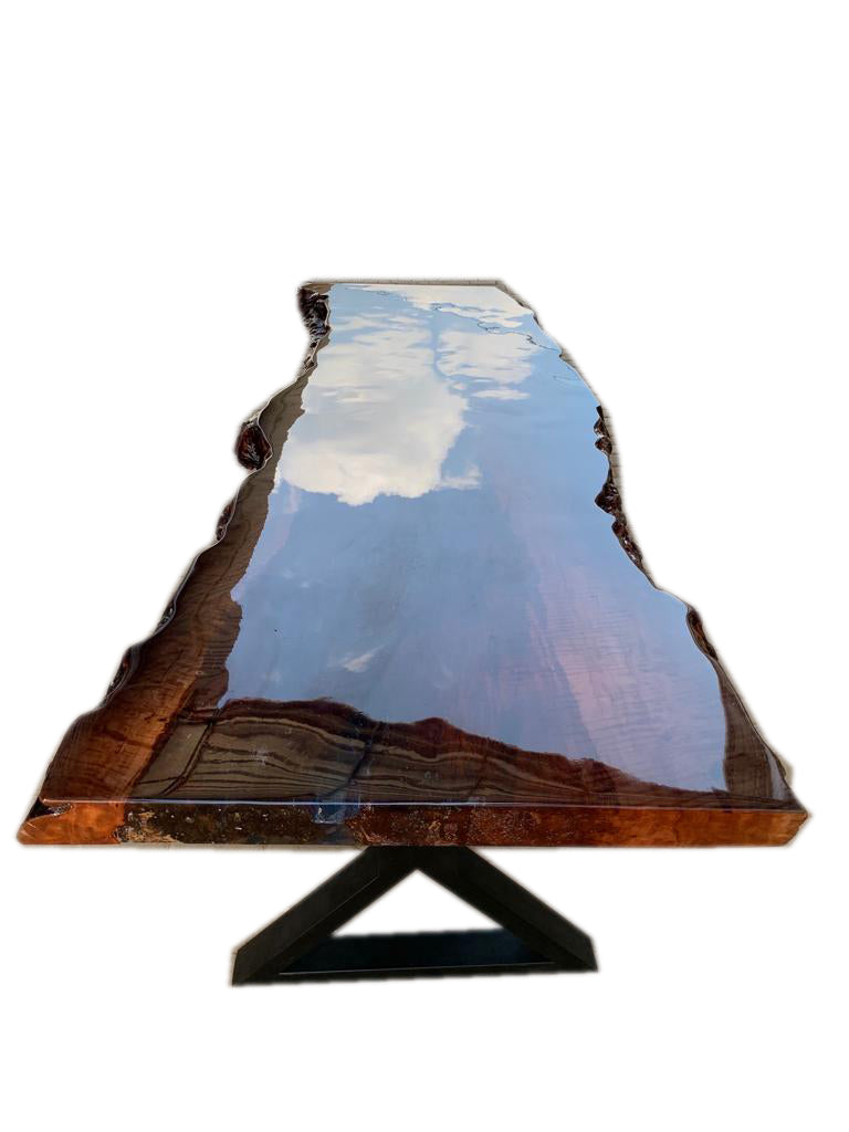 Cupio Tamarind Wood Dining table with Natural Edge, Cocolea, , ,