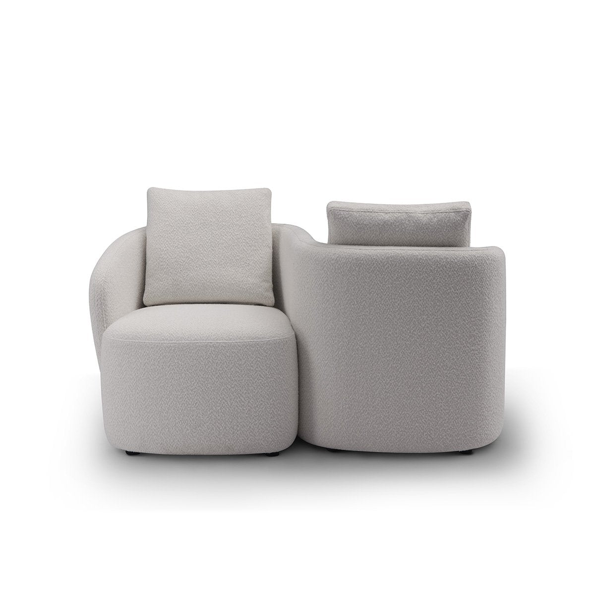 Arcadia Wide Upholstered Lounge Armchair with Two Cushions, Maison Debrah, , ,