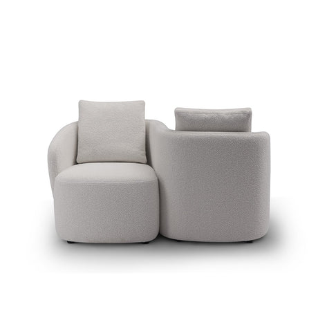 Arcadia Wide Upholstered Lounge Armchair with Two Cushions, Maison Debrah, , ,