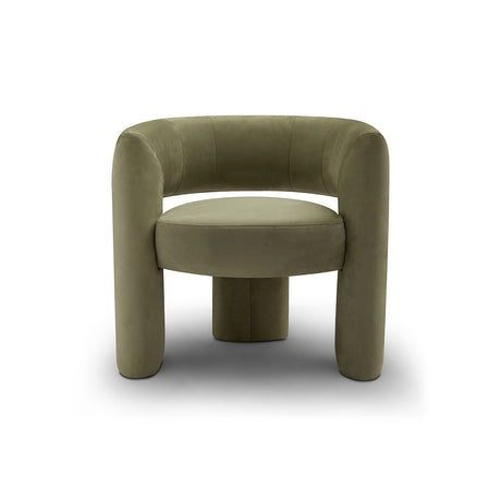 Maison Debrah Athenaeum tailored armchair fully upholstered in textured fabric