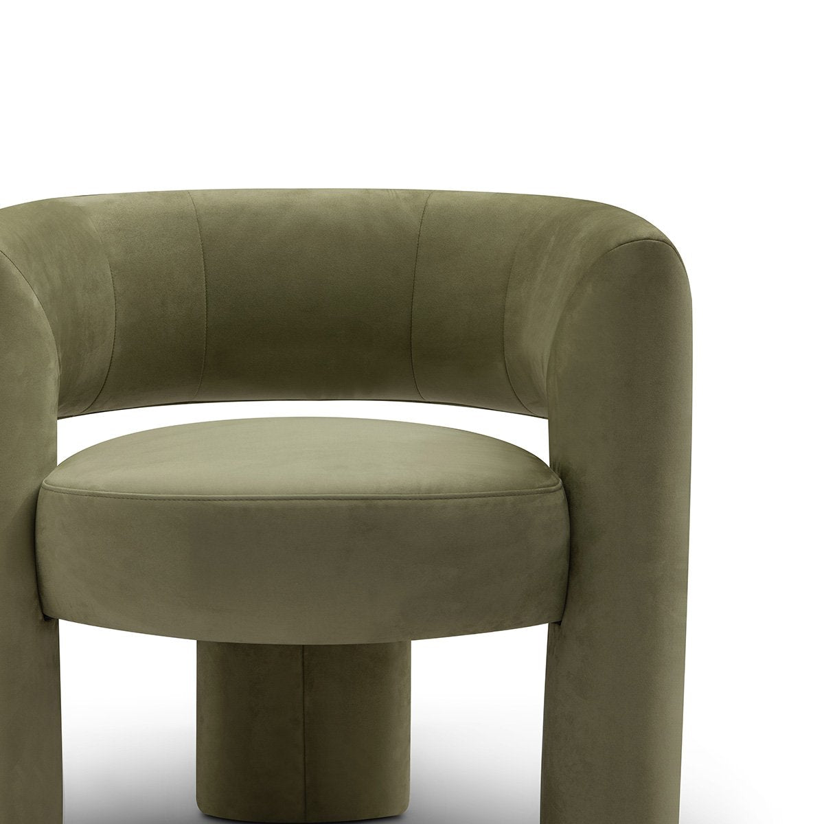 Maison Debrah Athenaeum tailored armchair fully upholstered in textured fabric — view 3