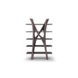Maison Debrah Marenza sculptural shelving unit in dual grey with layered shelves